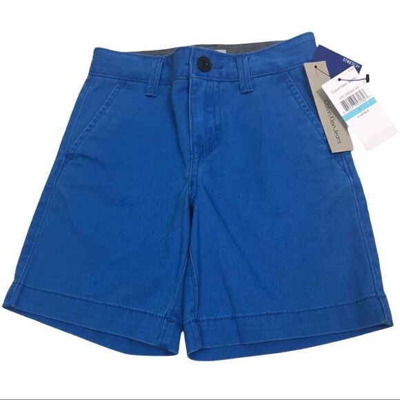 Calvin Klein Jeans Blue Flat Front Shorts - Picture 1 of 2
